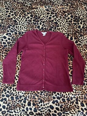 Northern Reflections Long-Sleeve Top - Burgundy